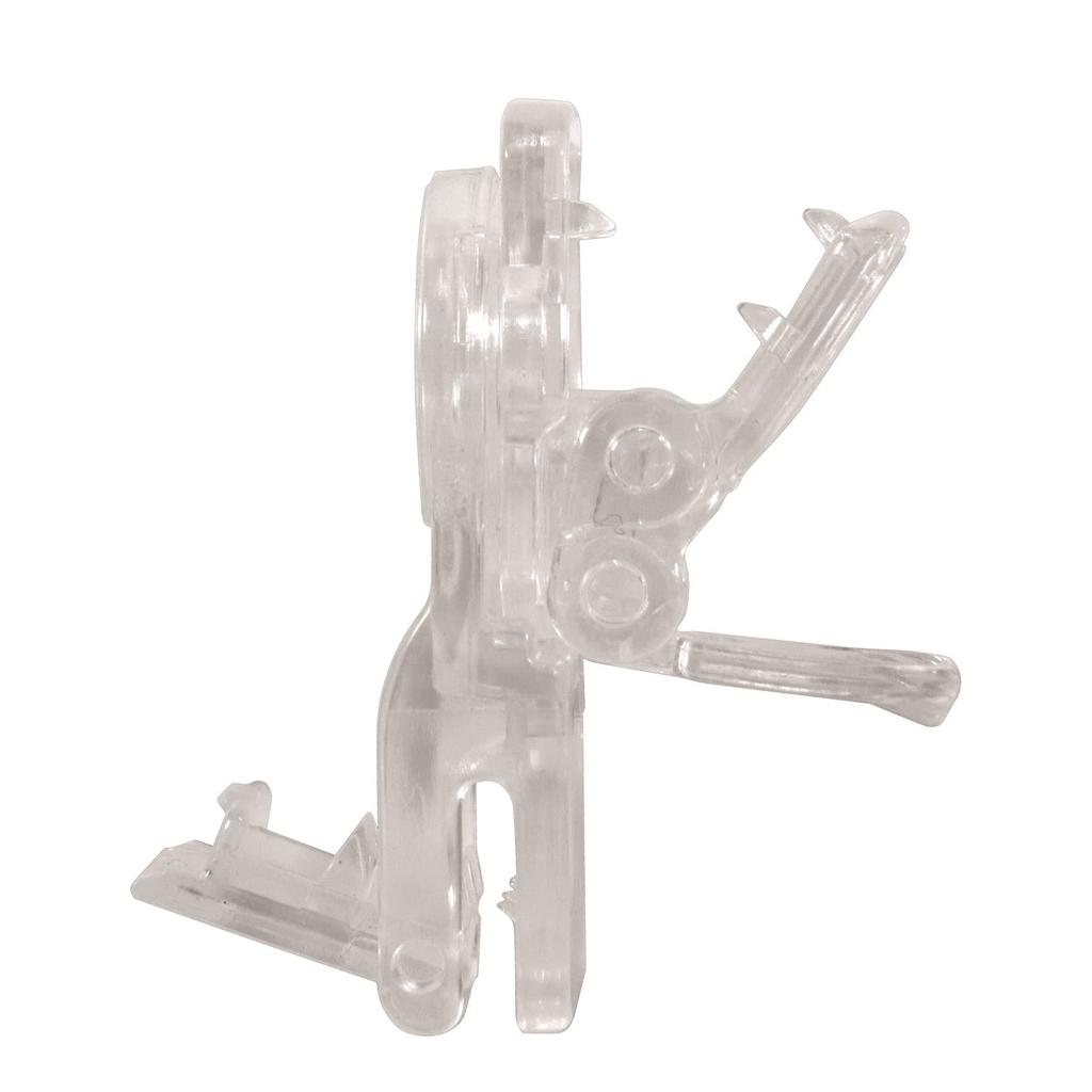 Kutsuwa Safety Name Tag Clip, Clear