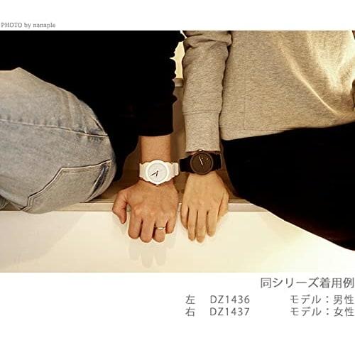 Diesel DIESEL Pair Watches In Black and White, Unisex, Black and White, DZ1437 and DZ1436, for Men and Women.