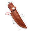 PU-Leder-Messerhülle, Küchenmesserscheide, tragbares Camp-Outdoor-Messerwerkzeug, Obstmesser, Kochscheide, Holster mit Druckknopfverschluss