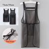 1PC Waterproof Kitchen Apron Household PVC Oil Resistant Work Apron Transparent Black Dirt-Proof Cleaning Aprons
