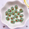 50pcs Resin Mini Glitter Colorful Kawaii Green Love Frog  Art Nail Flatback Rhinestone Applique DIY Charm Scrapbook Accessories Crafts