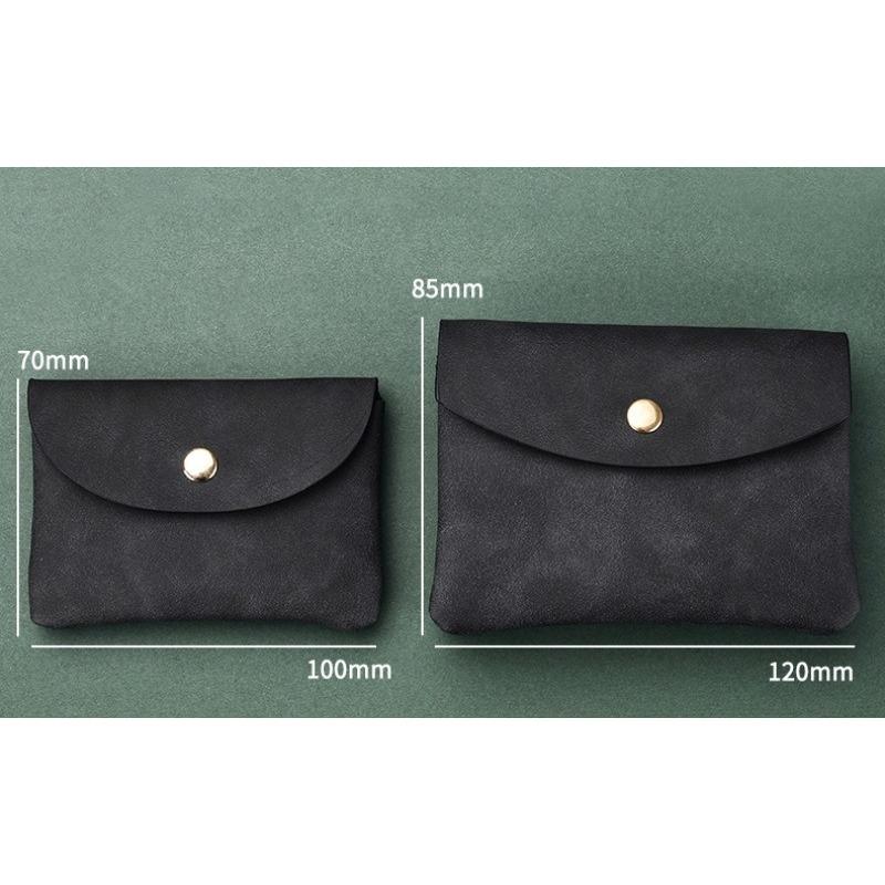 Coin Purse  Women's Card Case Soft Leather Small Bag  Coin Case  Men's Mini Small Wallet Key Case  Earphone Storage Bag