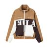 Fila Original Fashionable Personality Trendy Classic Retro Sports Casual Versatile Color-Block Comfortable Stand-Collar Woven Jacket F11M619707FBN