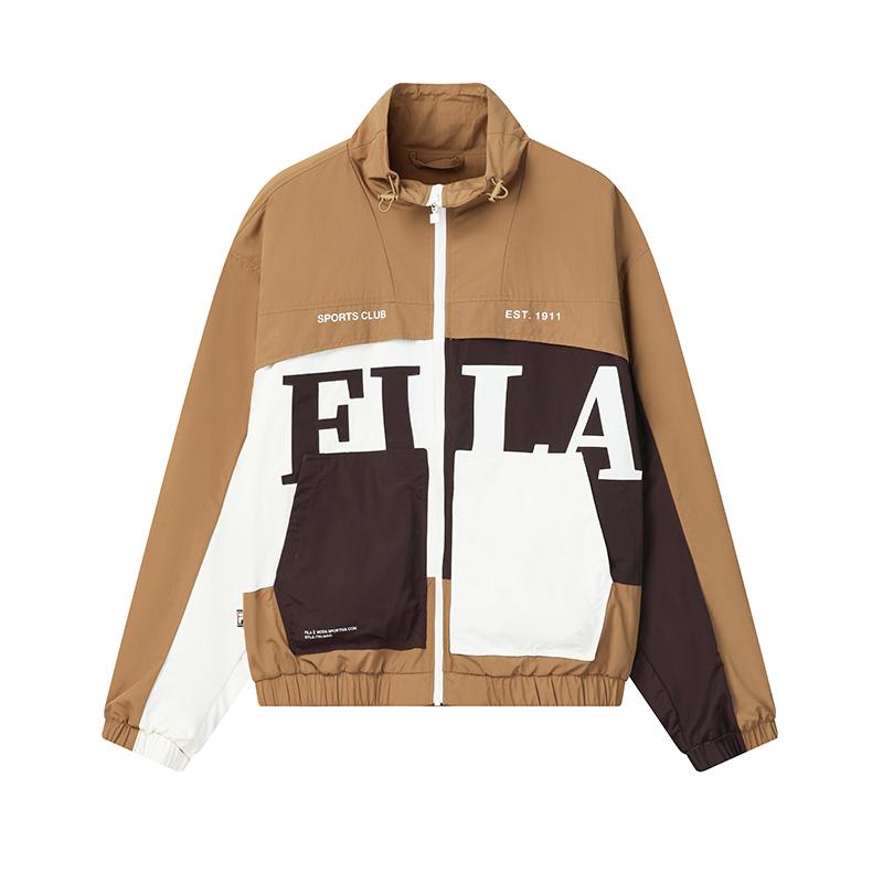 

Fila Оригинальная Модная Персональная Трендовая Классическая Ретро Спортивная Повседневная Универсальная Цветные Блоки Удобная Куртка с Воротником-стойкой Плетеная F11M619707FBN L