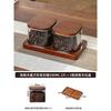 Quality Glass Sealed Canister Kitchen Food Storage Bottles with Walnut wood Lid Jars Grains Tea Leaf Coffee Beans Candy Jar