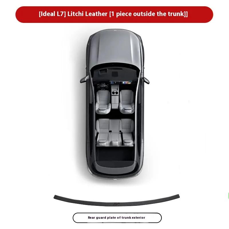 Voor Li Lixiang L6 L7 L8 L9 Auto Leer Drempelstrip Bescherming Anti-Stap Sticker Interieur Accessoires