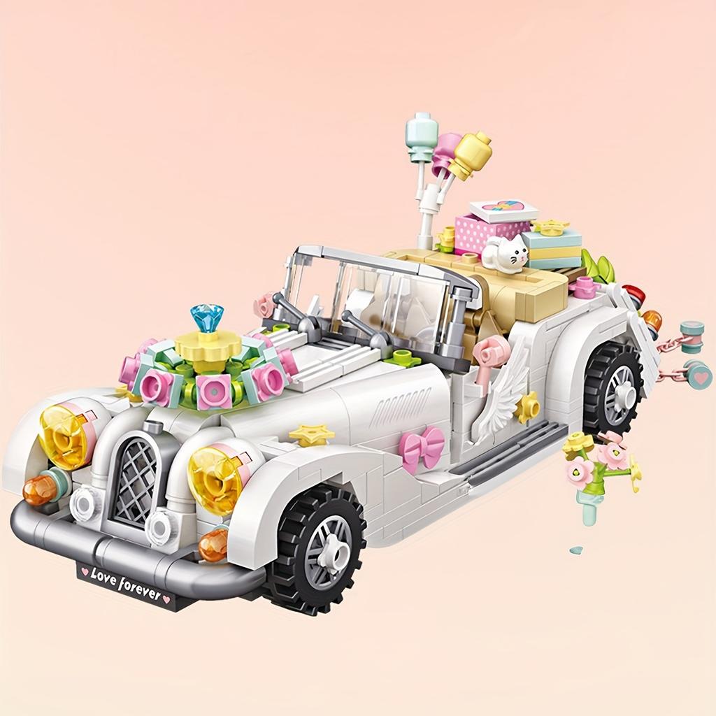 Spannendes Spielzeug für Kinder: Hochzeitsauto, Baby-Spielzeugauto, Bausteine und mehr!