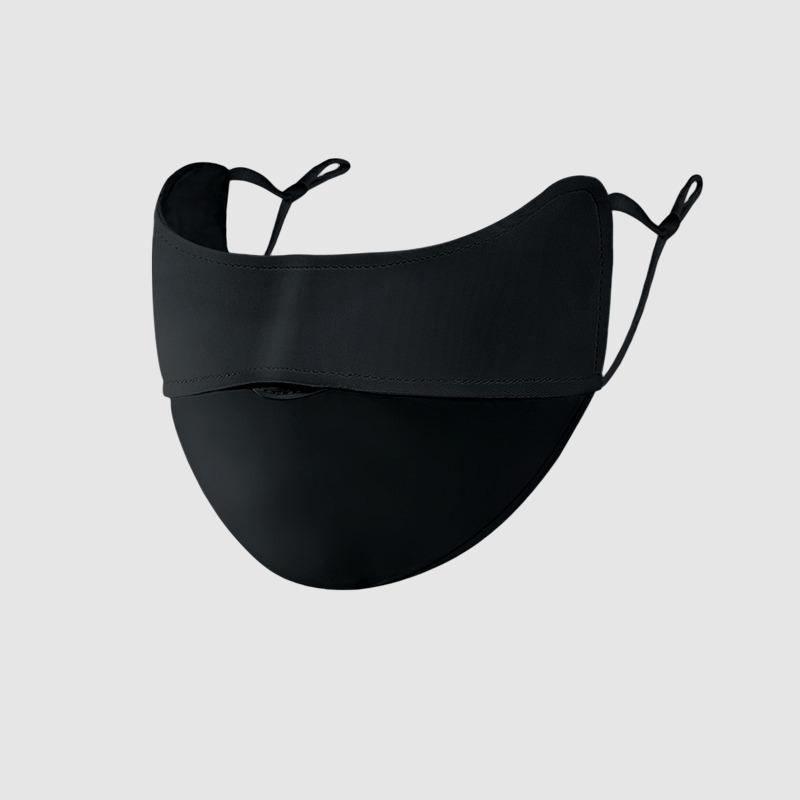 Ice Silk Sunscreen Mask Women Men Outdoor Sports Cycling Breathable Washable Reusable Double Layer Masks Anti-Uv Sun Face Cover