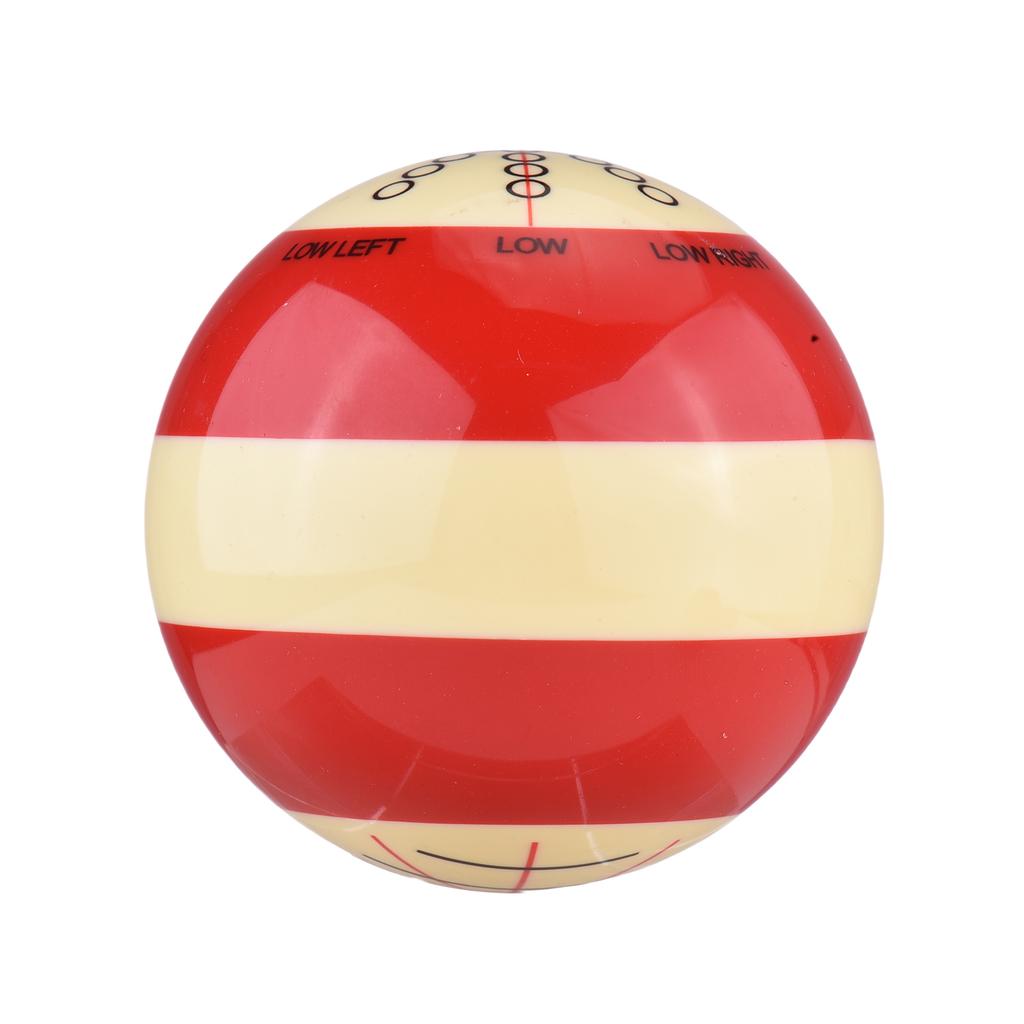 2 st Röd Vit Harts Biljard Träningsköboll Poolköboll Träningsträningsartefakt 1 Röd Prick