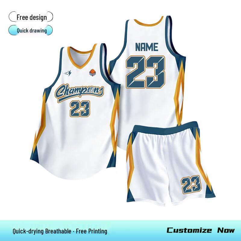 Men's Custom American Style Basketball Jersey Set