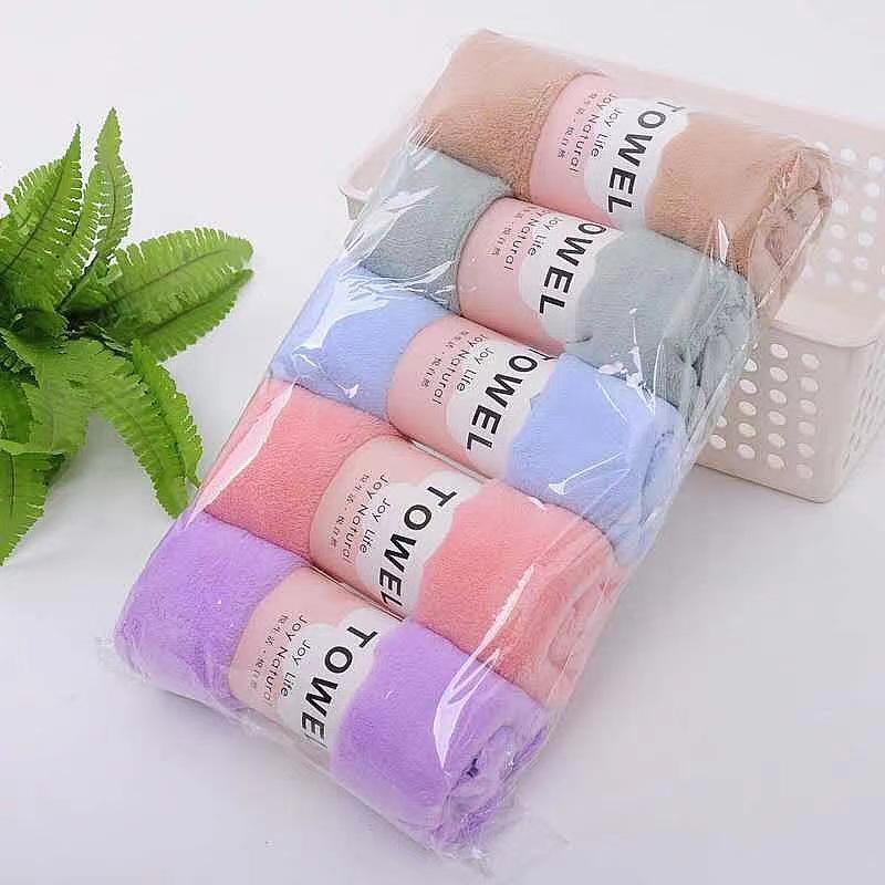 Coral Fleece Towel Microfiber High-density Makeup Remover Face Towel