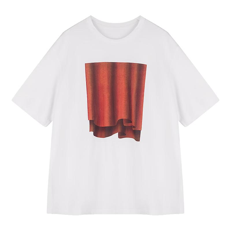 JNBY 2026 Spring Loose Cotton Round Neck T-Shirt