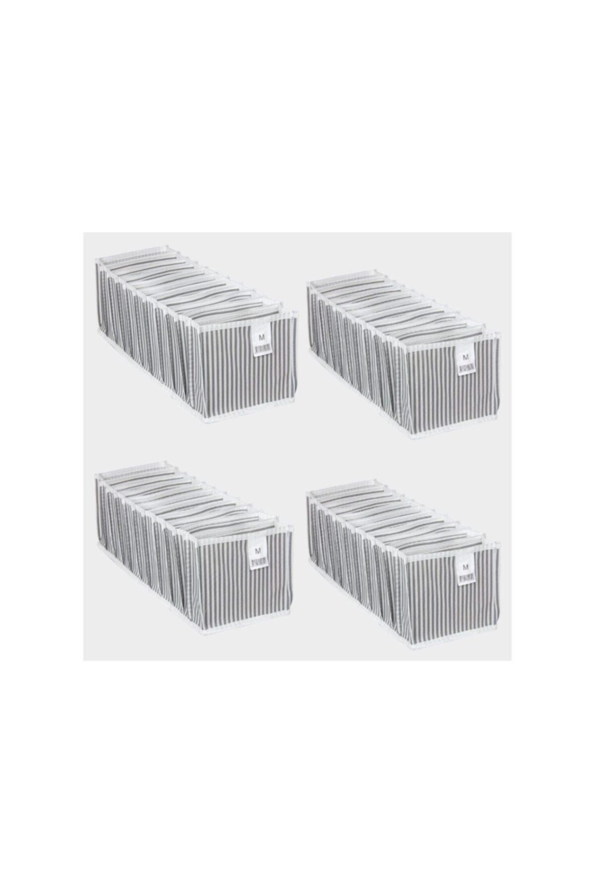 

Alas 4 Adet Akordiyon M Boy 11 Bölmeli Çok Amaçlı Dolap Içi Ve Çekmece Düzenleyici Cepli Organizer