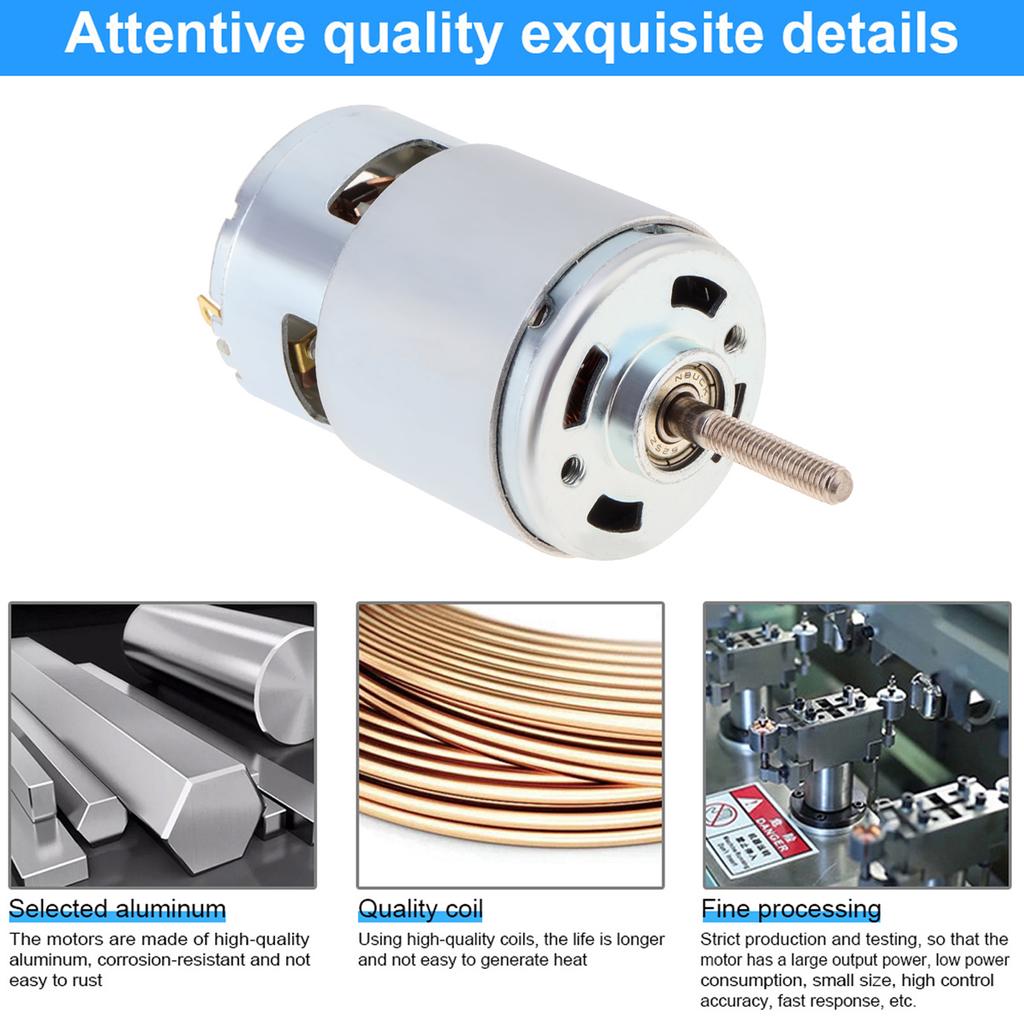 21V 755 DC Motor Replacement Universal for Lawn Mower Weed Trimmer Cordless Weeder Accessories