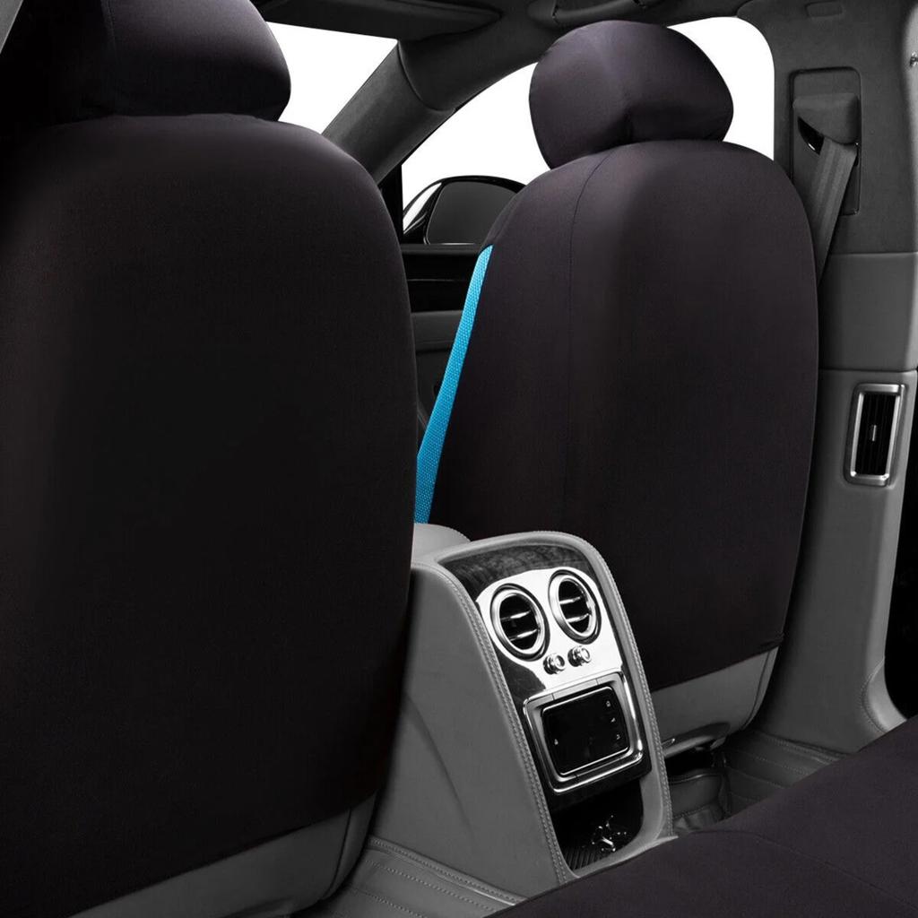 Universal Flat Cloth Car Seat Cover Non-slip Design Front Set