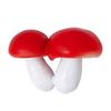 Miniature Mushroom High Simulation Fairy Garden Mushroom Ornament Weather Resistant Colorfast Micro Landscape Bonsai Decoration Mushroom