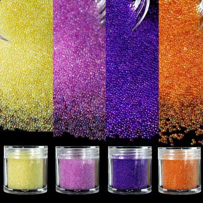 10ml Nail art Perlen Kein Loch Feine Textur Helle Farbe Paste Leicht Blase Glas Perlen DIY