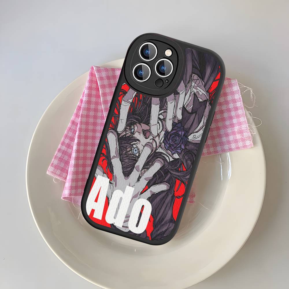 

Чехол для телефона с изображением певицы Ado для IPhone 16 15 14 13 12 11 Pro Max Plus Ударопрочный кожаный чехол iPhone 16