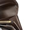 LOUIS VUITTON N61734 Coin case Damier Ebene leather Portefeiulle Sarah Purse Brown leather unisex Used