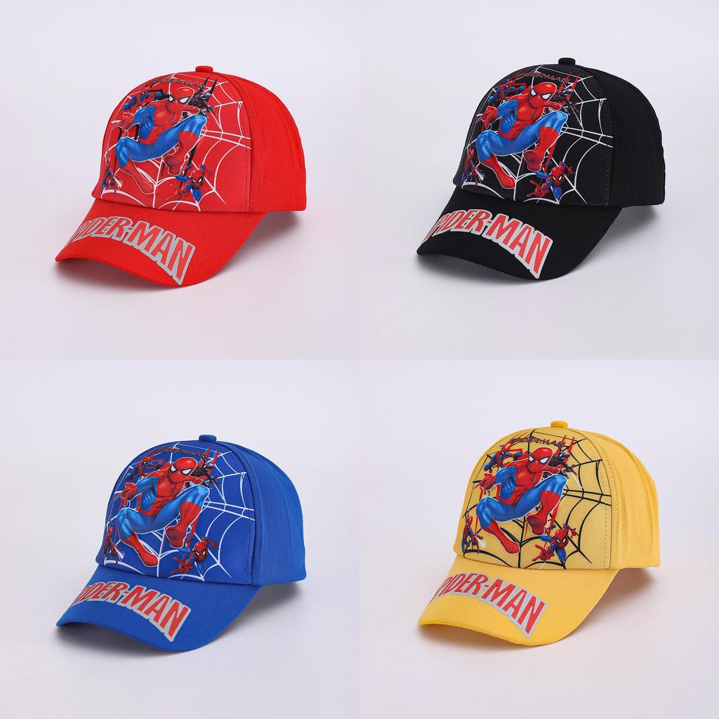 Spider Man Pattern Cartoon Kids Baseball Cap With Sunshade For Spring Outdoor Play