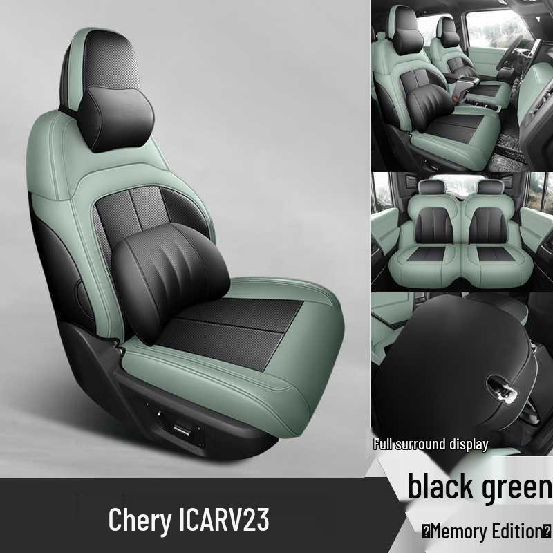Chery iCarV23 High-End Perforated Leather Seat Cover, Full Coverage, All-Season.