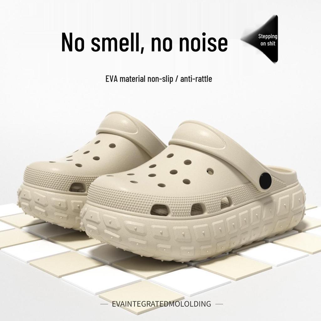 Women's Platform Clog Sandals: Non-Slip, Breathable, Wear-Resistant for Home & Beach