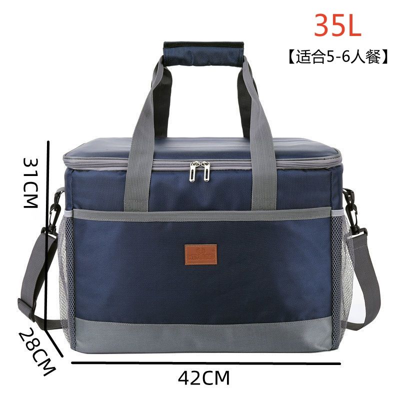 2025 Thickened Insulated Bag Ice Bag Ice Bag Fresh Storage Bag Large Capacity Waterproof Picnic Box Outdoor Storage Bento Bag