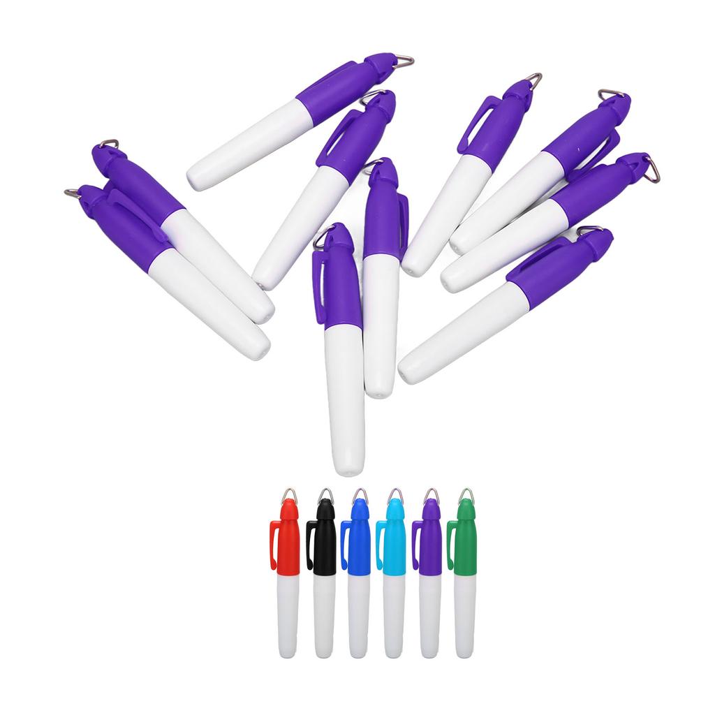 10pcs Golfing Marker Pen Oil Based Waterproof Portable Ball Line Marker Tool Ball Alignment Tool for