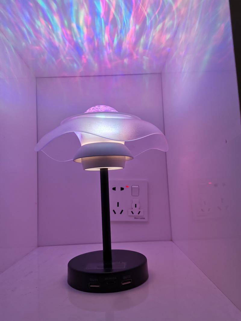 

Настольная лампа «Звездное небо»: Креативное прикроватное украшение и атмосферный светильник «Туманность» для кафе, отеля или спальни. Rechargeable White Base