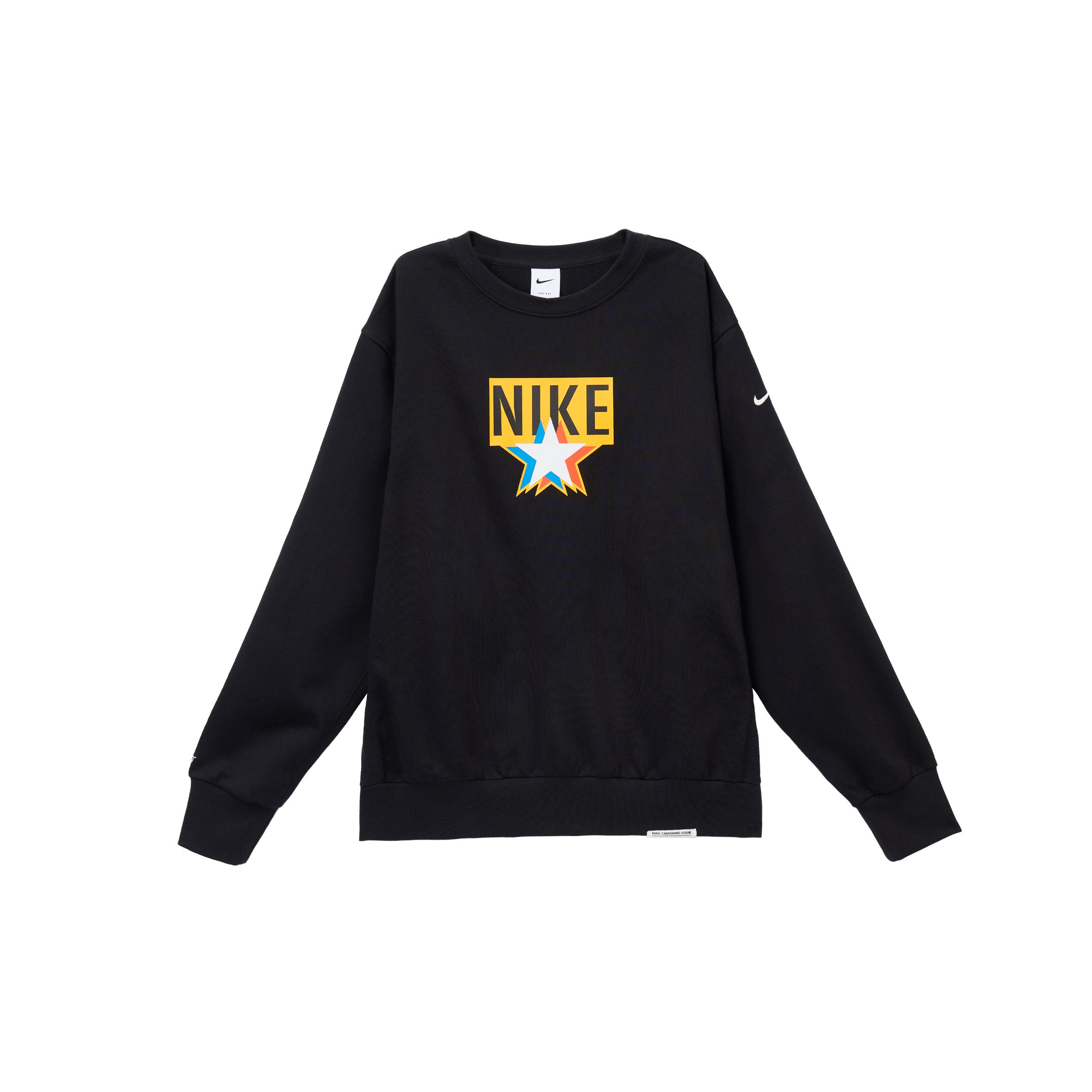 Толстовки Nike Мужские Черные С Круглым Вырезом Умеренные Другие DV7975-010 M