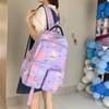 Spotted Fashion Colored Cherry Pattern Student Backpack For High School Use