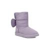 UGG Classic Novelty Suede Bow Mid Calf Snow Boots Kids boots Lavender 1130756K-JGL