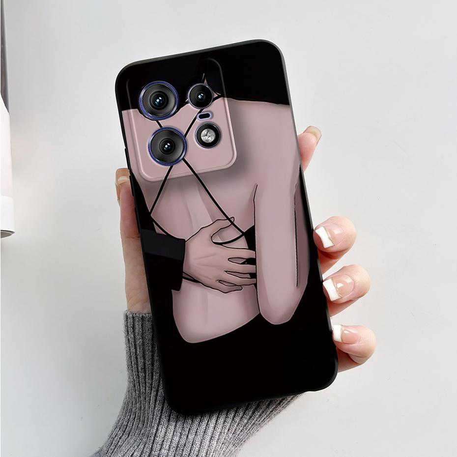 For Motorola Edge 50 Pro Ultra Fusion Case Stylish Pattern Soft Silicone Back Cover for Moto Edge 50 Pro Ultra Fusion Capa Funda