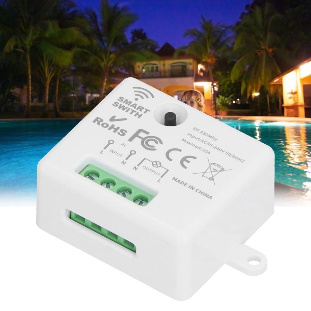 10A Smart Switch Module Compact Remote Switch Mini WiFi Relay Switch  Lighting Control
