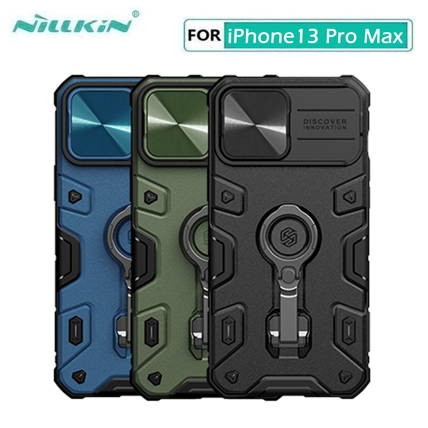 

Чехол NILLKIN CamShield Armor Pro для iPhone 13 Pro Max, защитный чехол для линз, защита от падения, чехол для телефона