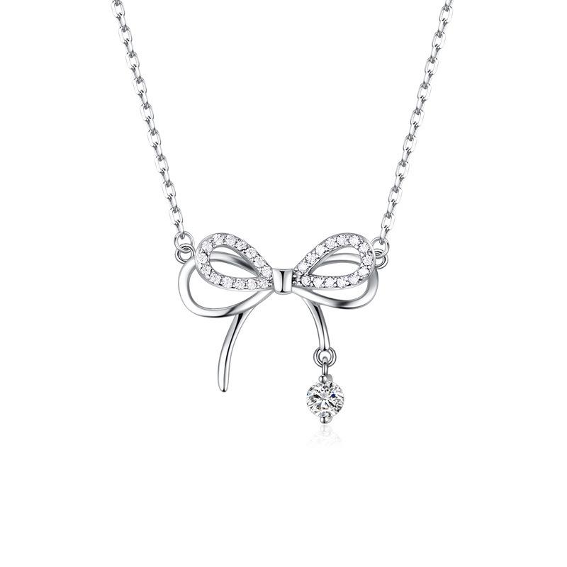 

Butterfly Dream Tassel S925 Sterling Silver Cubic Zirconia Pendant Necklace for Women Daily Wear 925 / option 1 золотий