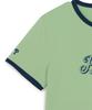 Emelbi Women'S Lettering Slim Semi-Crop Ringer T-Shirt Phi (Ptn.Green)