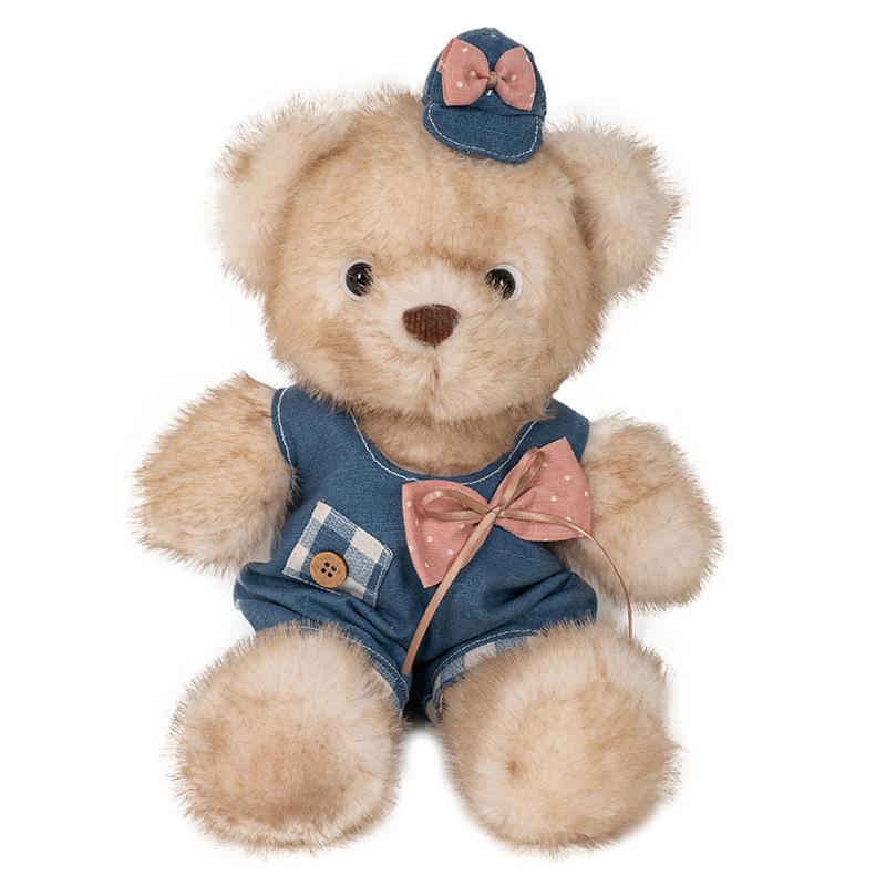 Maillard Teddy Bear Doll Dressed Plush Toy Cute Bear Hug Bear Doll Girl Holiday Gift