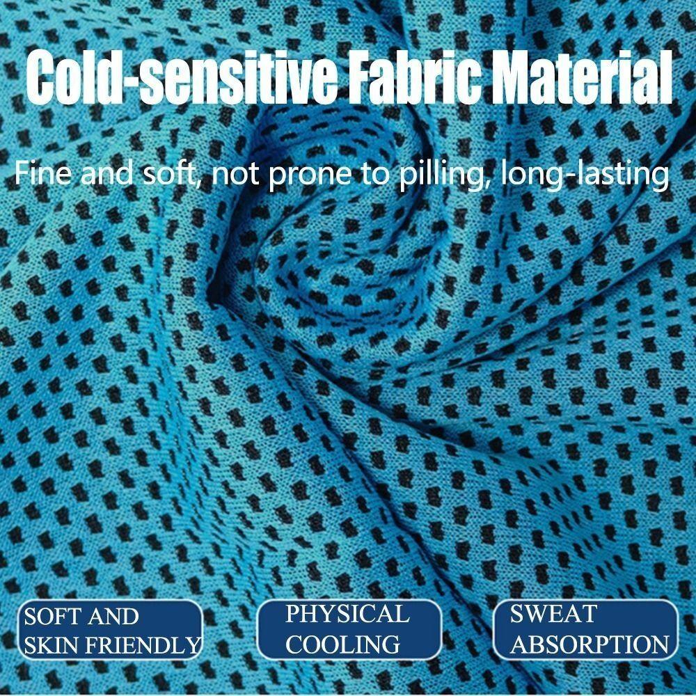 Polyester Quick Dry Fitness Cool Towel Microfiber Running Fitness Towel  Summer