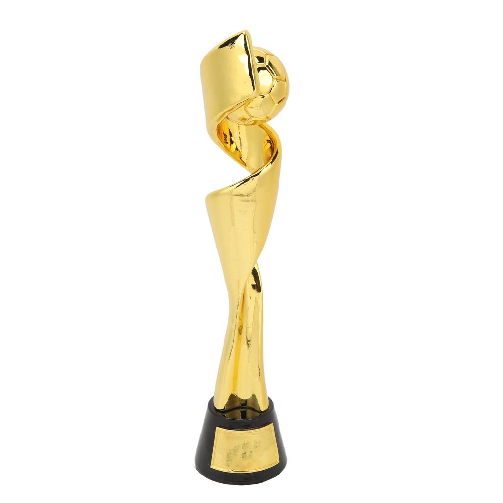 2023 Women Soccer Trophy Cup Resin World Soccer Award Trophy Ornament for Home Bar Decor Fan