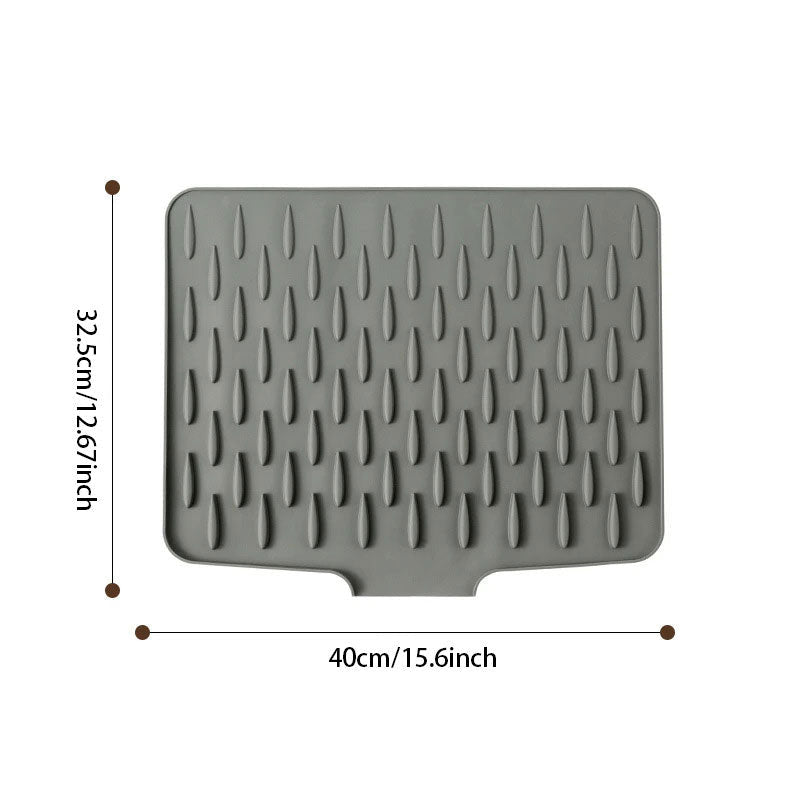 1PC Multi-Functional & Foldable Silicone Drainage Mat For Kitchen Tableware Non-slip Mats Anti-scald Coaster Kitchen Utensils