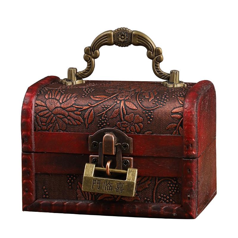 Jewelry Box Vintage Storage Box For Home Office Decor And Collection Gift