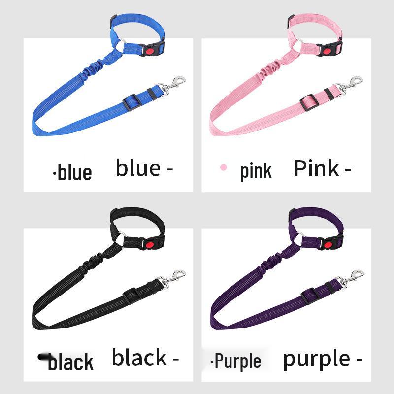Pet Car Safety Belt with Round Ring for Dogs