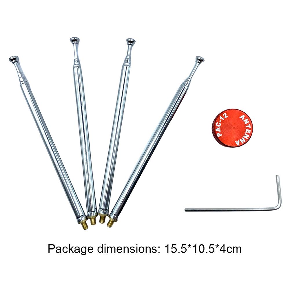 4Pcs For PAC12 JPC12 Capacitive Hat Antenna Extender Telecommunication Antenna Accessories Effective Electrical Length Extension
