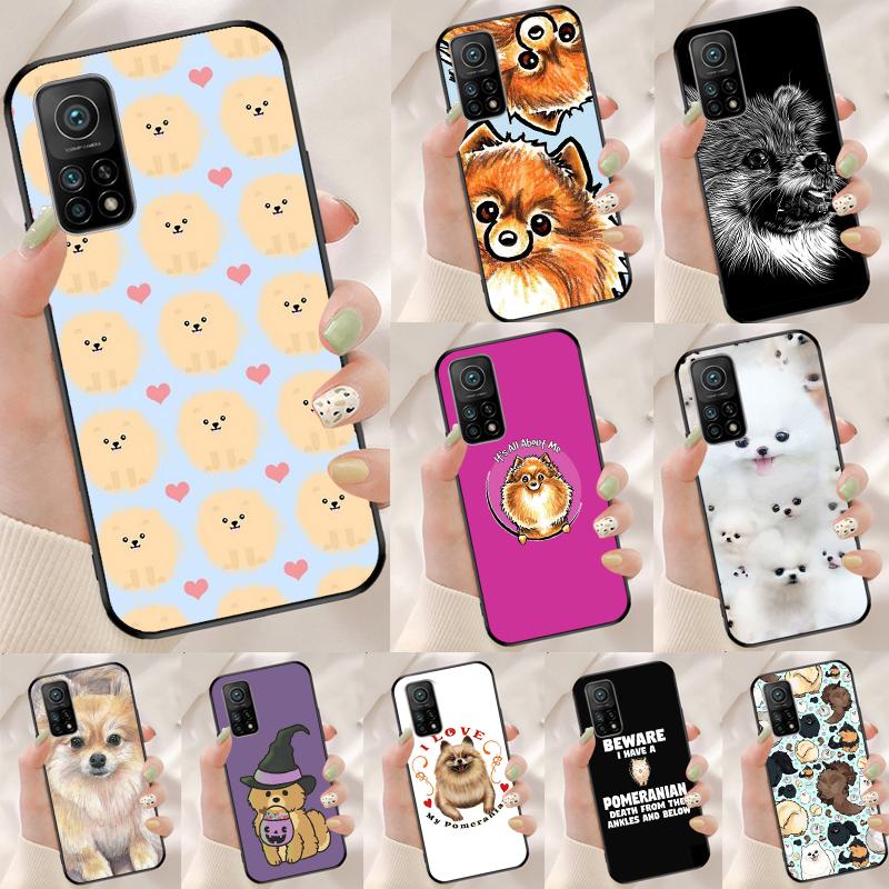 Pomeranian Watercolor Dog Cover For Xiaomi 13T 11T 12T 14T Pro 13 14 15 Ultra POCO X7 Pro X3 X5 X6 F5 F6 M6 Pro Case