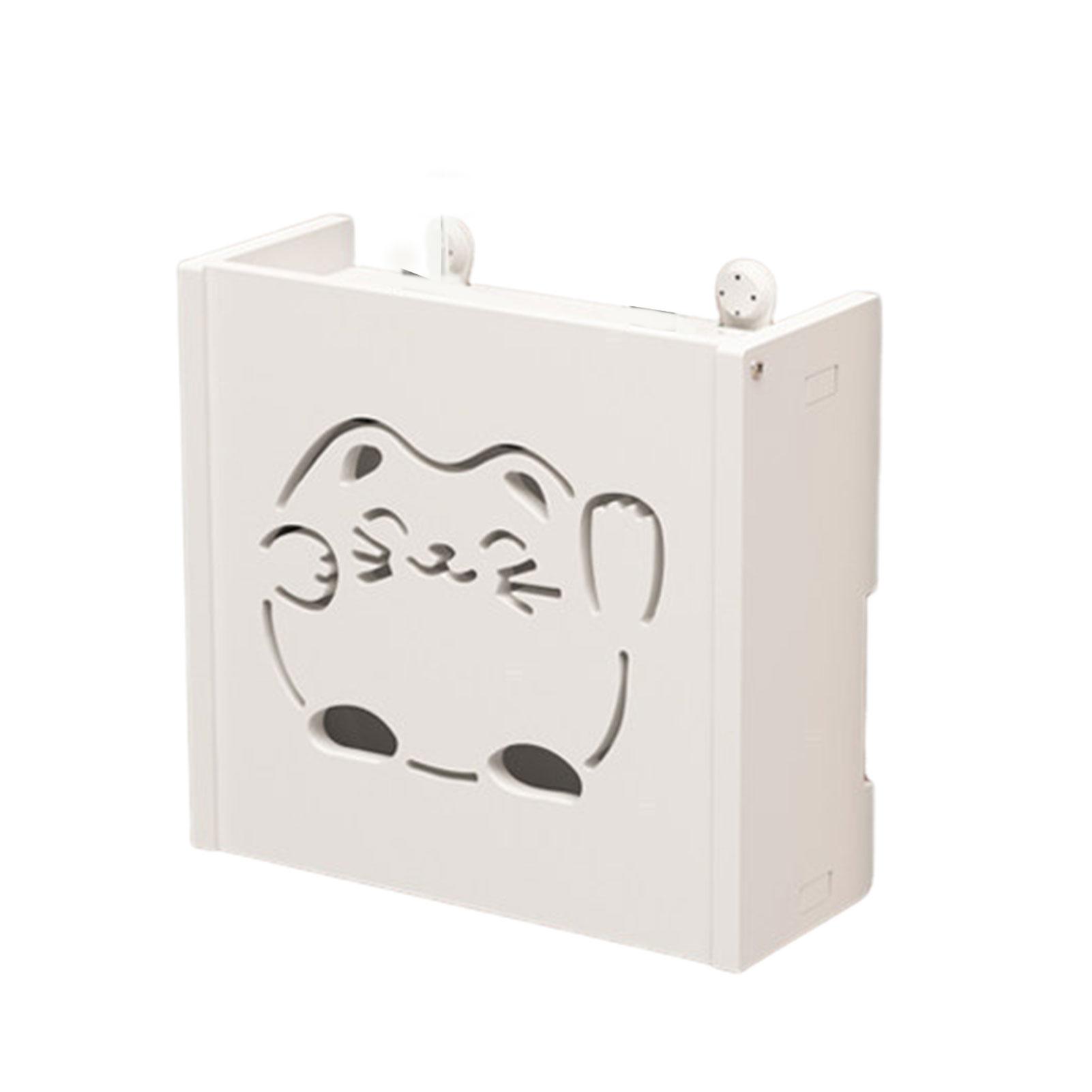 Беспроводной Wi-Fi роутер, коробка для хранения, розетка для гостиной, Wi-Fi декор, настенная полка-органайзер для ТВ-приставки, скрывающая кабели и провода