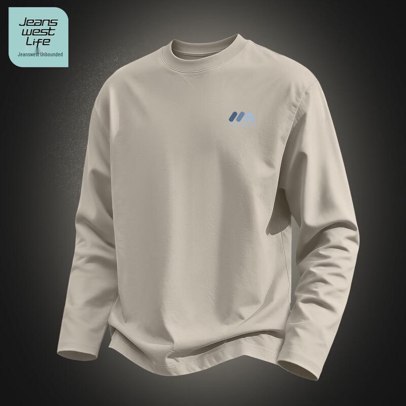 Jeanswest Life Men's Casual Long-Sleeve T-Shirt