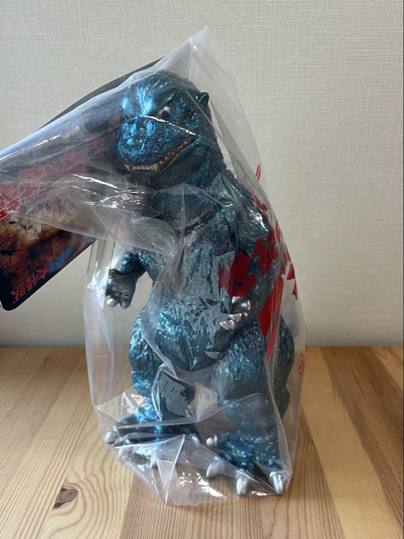 

[Б/У] M1 Мягкий винил Годзилла Наносит ответный удар / Годзилла Синее литье Металлическая серебристая спина