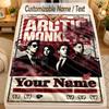 Flannel BlanketArctic Monkeys Custom Name Text Personalized Soft Warm Throw Blanket Home Decor Gift