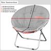 Round Moon Chair Cover ,Polyester Spandex Cover ,Elastic Fishing Chair Covers Washable ,Seat Protector ,Anti -Dust
